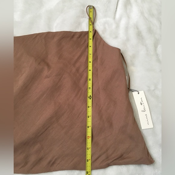 NWT Nine Britton Champagne River Cowl Neck Silk Blouse Size XS - Picture 10 of 13